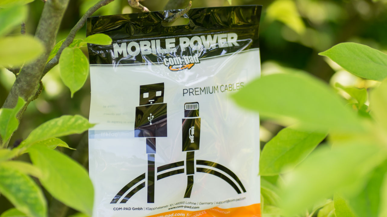 COM-PAD Premium Micro USB Kabel Nylon ummantelung Review Test Ladekabel